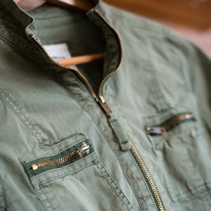 Olive Utility Jacket by Sonoma